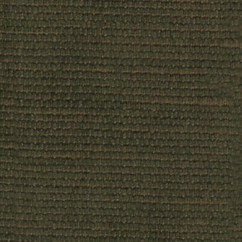 Olive-green fabric sample with horizontal ribbing, displaying a matte, textured weave and muted earthy tones; studio presentation.