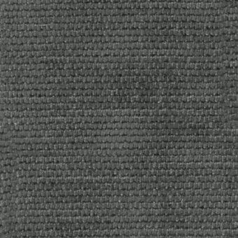 Gray woven fabric sample displaying horizontal rib texture, matte finish, and subtle shading; text reads “turri > fabric cat. b > 777 g”.
