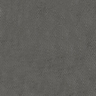 Gray fabric sample with granular texture, displaying a consistent matte finish and subtle irregular pattern; branded text reads “turri > fabric cat. f > 764 e”.