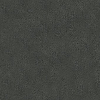 Dark gray fabric texture with granular, mottled surface and matte finish; subtle depth variations; fabric code “turri > fabric cat. f > 764 f”.