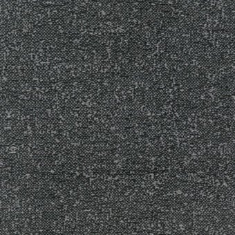 Dark gray woven fabric texture with irregular lighter gray threads, displaying a dense matte finish; text reads “turri > fabric cat. f > 768 f”.