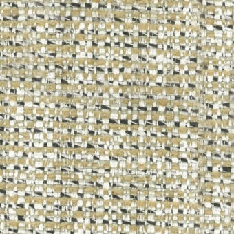 Woven fabric sample with horizontal bands of beige and white, displaying a dense, textured weave and matte finish; label reads “turri > fabric cat. t > 760 b”.