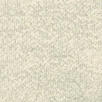 Creamy off-white bouclé fabric texture with horizontal stripes, matte finish, and “turri > fabric cat. t > 765 a” label detail.