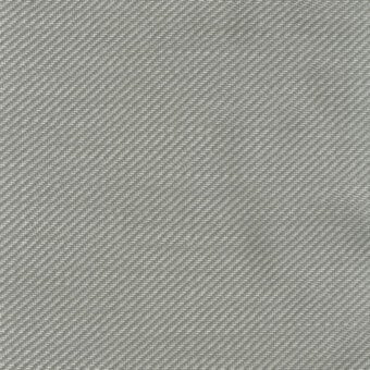 Gray woven fabric with diagonal rib pattern, subtle sheen, and visible “turri > fabric cat. t > 767 c” label, studio lighting.