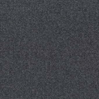Gray woven fabric sample with heathered texture, displaying vertical and horizontal ribs and a white “turri” label with fabric code 772e.