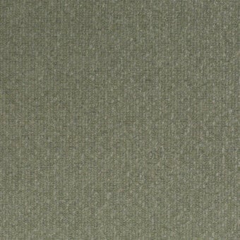 Olive-green fabric sample with a tightly woven, coarse texture and matte finish; white label reads "turri > fabric cat. t > 772 i".