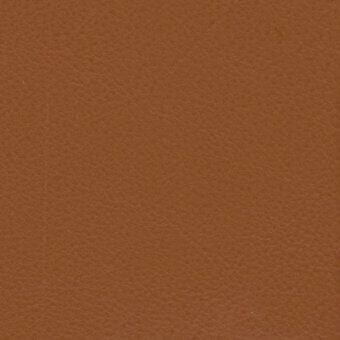 Tanned leather texture sample, medium brown, fine grain with subtle mottling and matte finish; imprinted text “turri > leather cat. lh > 281p a”.