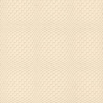 Beige geometric texture with dense, irregular squares and rectangles, featuring a horizontal band of reduced density and a matte finish.