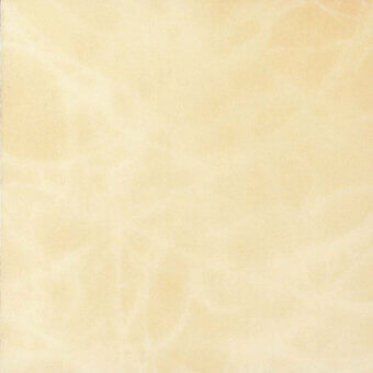 Polyester finish surface, light beige tone, swirling pattern with glossy texture and subtle veining, hand-decorated appearance.