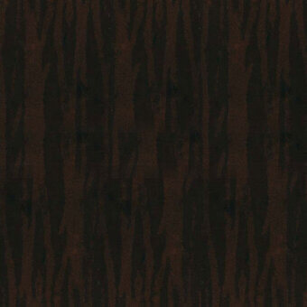 Dark brown wood texture, glossy polyester finish, vertical striations create a repeating organic pattern resembling tree bark or polished wood grain.