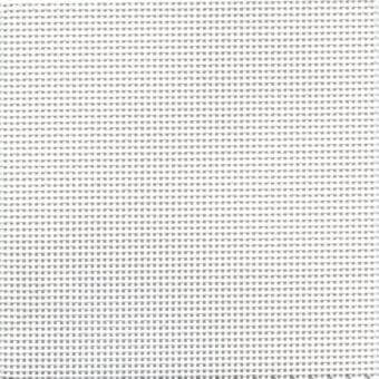Batyline fabric sample, bianco color, with a dense grid of square perforations in a woven pattern and subtle tonal variation.