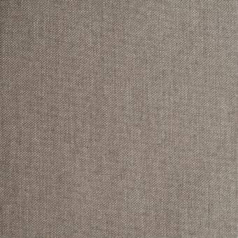 Woven fabric texture in muted gray-brown, resembling linen with a regular grid pattern and matte finish, identified as Varaschin Piper B107 Fumo.