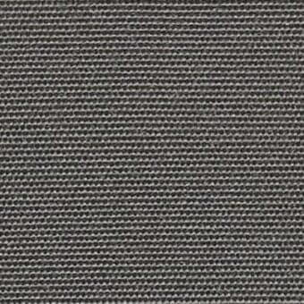Varaschin fabric sample, medium gray, horizontal rib weave; dense, textured surface with a matte finish for upholstery applications.