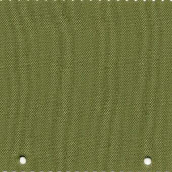 Varaschin fabric swatch, muted olive green “abacosalvia” (C479 Abaco), dense tight weave with matte granular texture, even diffused lighting.