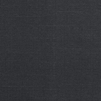 Dark gray woven fabric texture with a subtle grid pattern and heathered tonal variations, exhibiting a dense, matte finish.