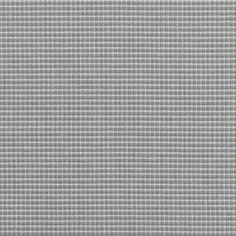 Gingham fabric texture, cream and gray-blue, with a regular grid pattern and matte finish, showing subtle woven construction details.