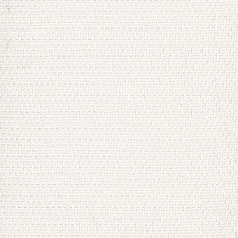 Woven fabric texture, off-white color, dense rectilinear pattern with uniform threads, matte finish, suitable for upholstery applications.