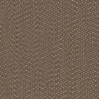 Woven fabric sample, muted brown and beige, dense heathered texture with visible brand text “varaschin lopez d127 cocco” in lower left.