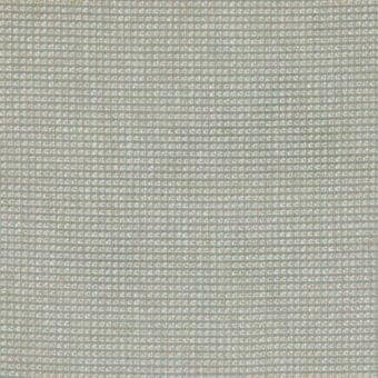 Prussia fabric sample, muted grayish-green, tight grid weave with square openings and matte finish, suitable for upholstery.