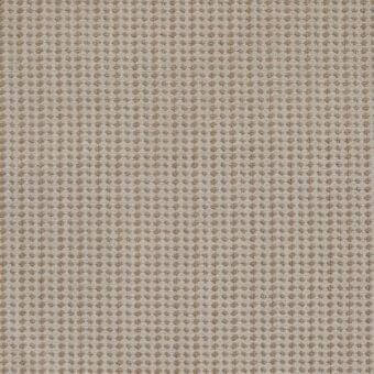 Woven fabric texture, biscotto tone, repeating rhomboid pattern with grid base; Varaschin Rombo D202 design, dense weave.