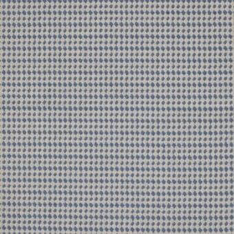 Beige rhombus textile pattern with light blue horizontal bands, woven grid structure, matte finish, durable fabric design D204 rombo denim.