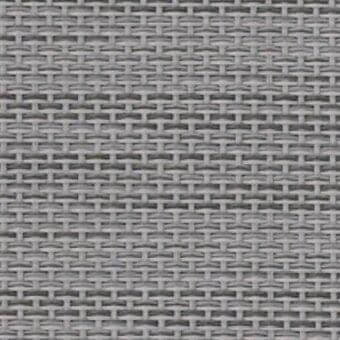 Gray gabardina textile texture with a dense, regular weave of horizontal and vertical threads, exhibiting a matte finish.