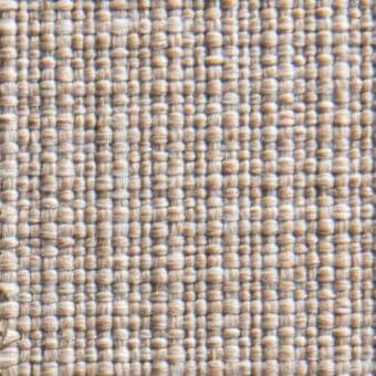Beige and cream woven fabric texture, dense grid pattern, natural fiber threads, matte finish, from the Verzelloni Fedor 12061 collection.