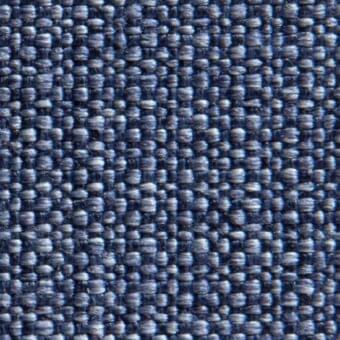 Blue woven fabric texture, dense irregular weave with navy & gray-blue tones, matte finish, from the Verzelloni Fedor 12066 collection.