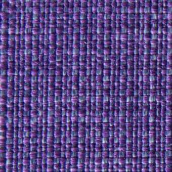 Purple woven fabric texture with a heathered effect and plain weave grid, displaying variations in violet and indigo tones.