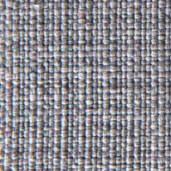 Fedor 12073 fabric sample displays a gray and beige heathered grid weave with a matte finish and square intersections.
