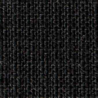 Dark gray woven fabric texture with grid pattern, subtle flecks of lighter gray and brown, matte finish, “fedor 12075” verzelloni swatch.