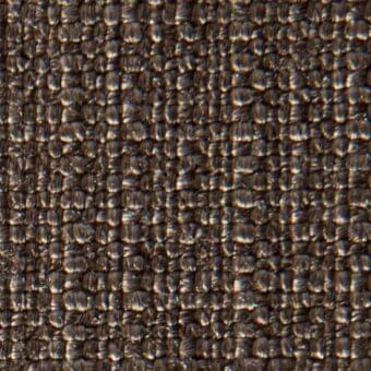 Verzelloni fabric texture, dark brown, tight weave with rounded knots, matte finish, Schubert line model 10061, synthetic material.