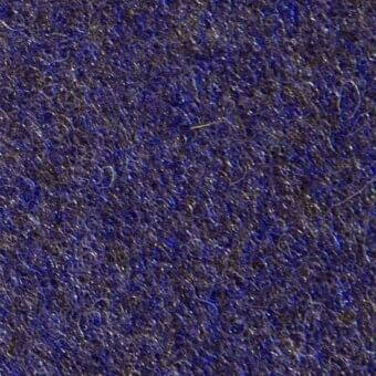 Deep blue woven fabric texture with short pile and subtle tonal variations, displaying a densely packed, slightly rough surface.