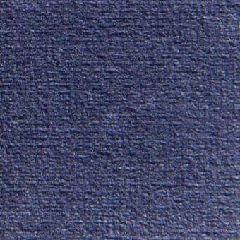 Navy blue woven fabric texture with a matte finish, dense compact weave, and subtle tonal variations; verzelloni celine 15042 label.