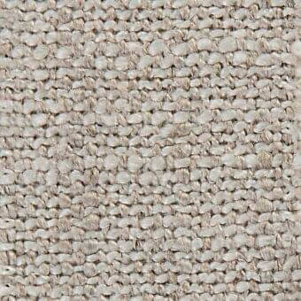 Verzelloni Elbrus 19009 fabric texture, muted beige heathered weave with raised fibrous strands, dense structured composition.