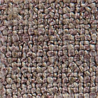 Vezzelloni fabric sample, Elbrus 19011, heathered gray-taupe weave with nubby texture and subtle mauve undertones, dense structured yarn.