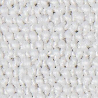 Cream woven fabric texture with looped pile, displaying a durable construction and visible yarn strands; verzelloni mila 20001 label.