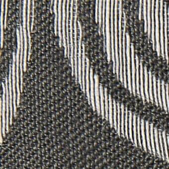 Woven fabric texture, charcoal gray and off-white, diagonal stripe pattern with raised weave; verzelloni opi 20016 fabric sample.