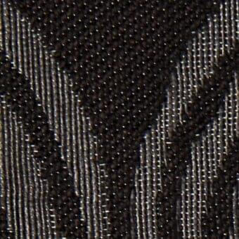 Verzelloni fabric sample, dark woven texture, diagonal rib pattern, matte finish, labeled “opi 20019” denoting a special fabric type.