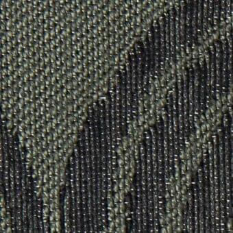 Charcoal gray woven fabric texture with diagonal rib, beige threads, matte finish, and embedded text “verzelloni > fabric > opi 20021”.