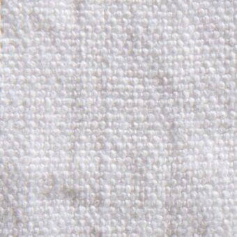 Creamy off-white looped fabric texture, “Romeo 13048”, displays a nubby, consistent weave with subtle tonal variations and a matte finish.