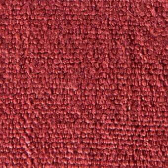 Terracotta fabric texture, verzelloni Romeo 13063, dense woven loops create a nubby, slightly rough surface with tonal variations.
