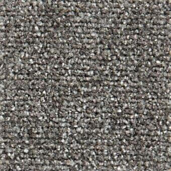Gray verzelloni fabric texture with dense, granular fibers and a matte finish, displaying subtle tonal variations and an irregular surface.