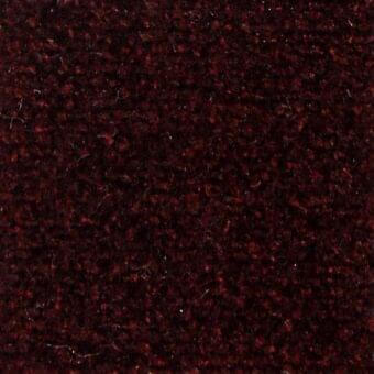 Burgundy looped pile fabric texture with slight height variations, labeled “verzelloni rosendal 19025” indicating manufacturer and product code.