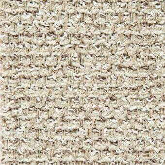 Woven fabric texture, off-white and beige tones, multi-directional pattern with raised fibers, textile sample labeled “verzelloni allen 22001”.