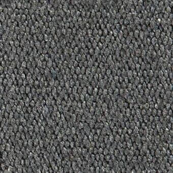 Charcoal gray textile texture with a dense, nubby surface of small rounded granules in a random, non-directional pattern; matte finish.