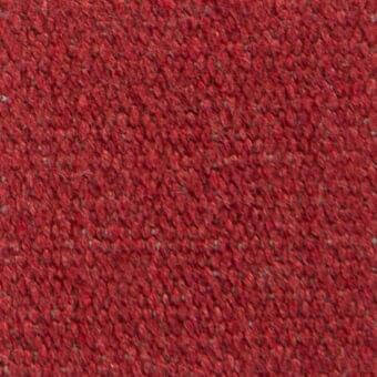 Red woven fabric texture with a nubby surface and matte finish, displaying “verzelloni > fabric > dylan 19060” text.