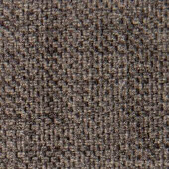 Woven fabric texture, muted gray-brown tone, dense irregular weave with granular appearance and visible yarn details, matte finish.