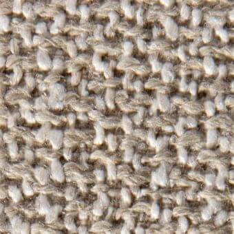 Beige and gray woven fabric texture, irregular linen or hemp blend, dense matte finish, Klimt 14053 from Vezzelloni super fabric collection.