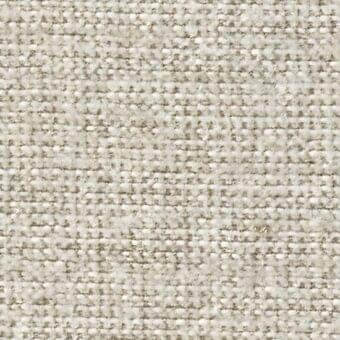 Beige woven fabric texture with linear pattern, heathered tones, and dark brown flecks; dense grid structure, matte finish, verzelloni label.